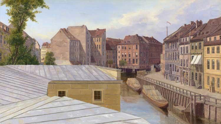 Eduard Gaertner Friedrichsgracht in Berlin china oil painting image